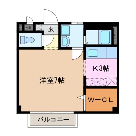 サンボナールの物件間取画像